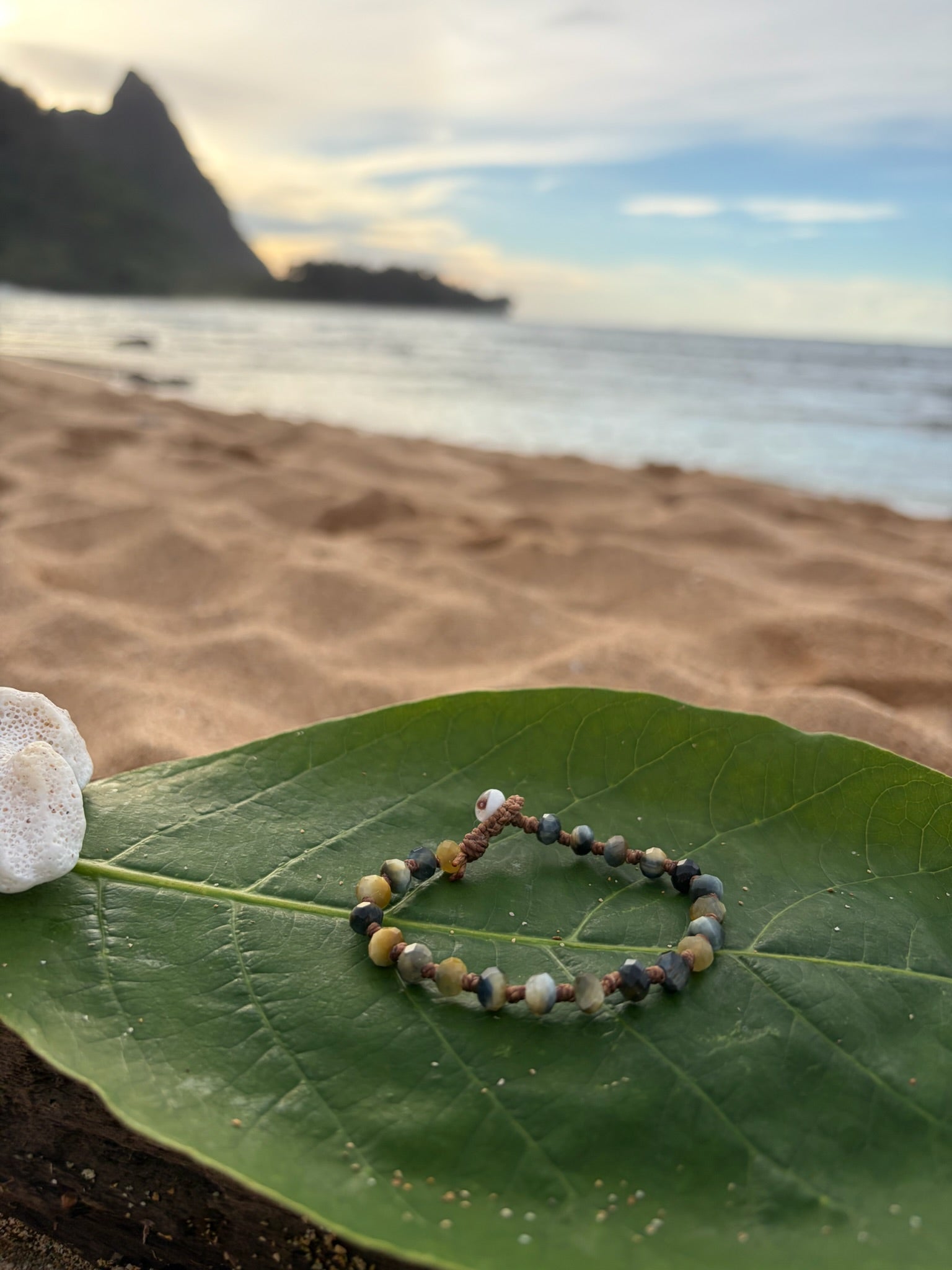 Tigers Eye Woven Wrap Bracelet