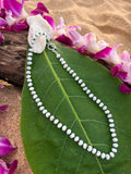 Green Moonstone Hand Knotted Neckalce