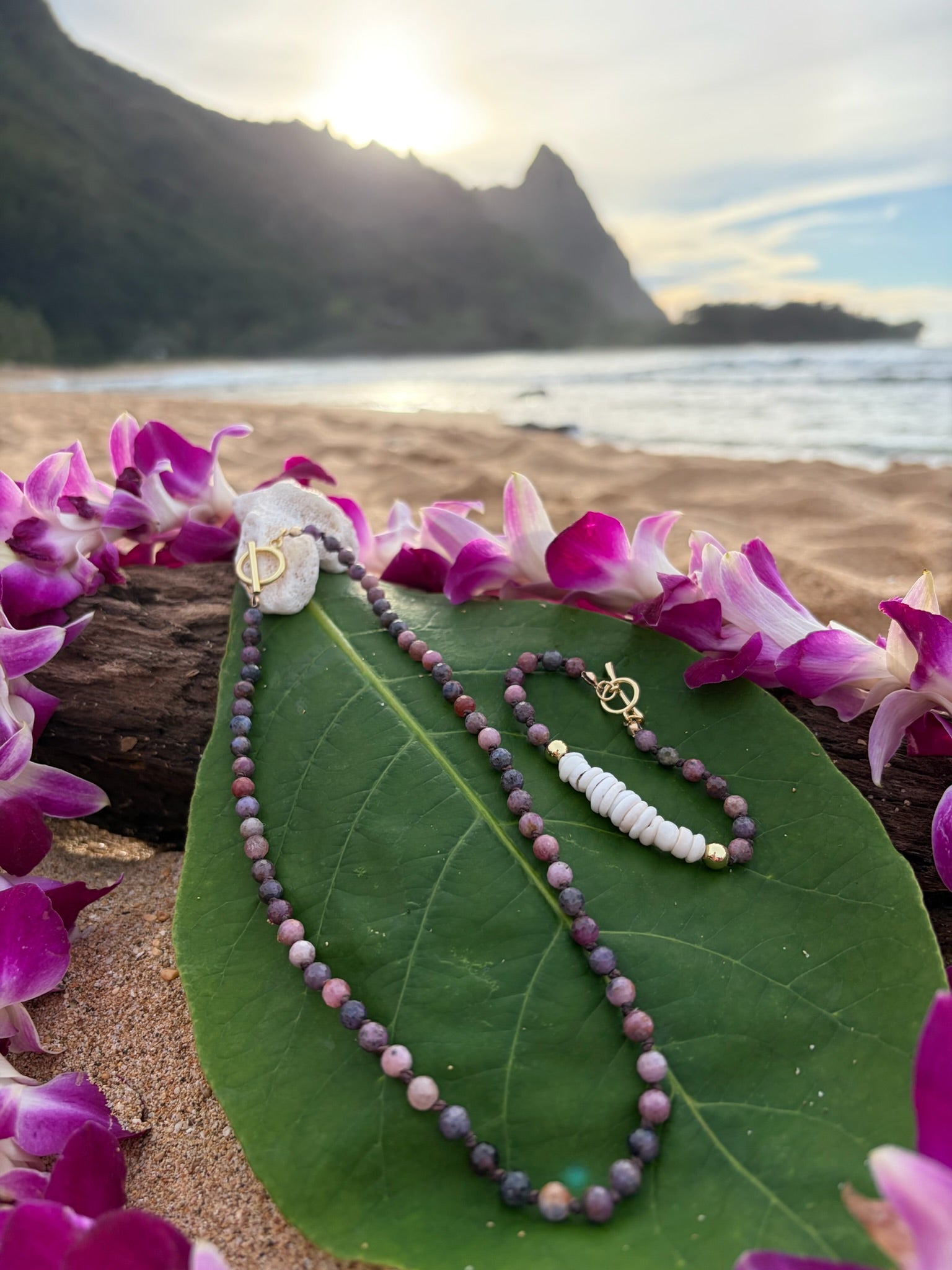 Ruby Gradiant Crystal Necklace