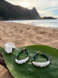 Ruby Zoisite and Puka Braclet