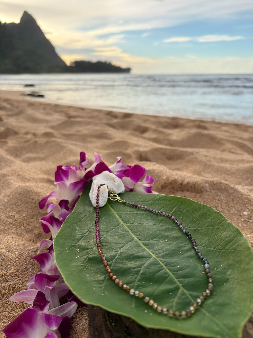 Rainbow Sapphire Necklace