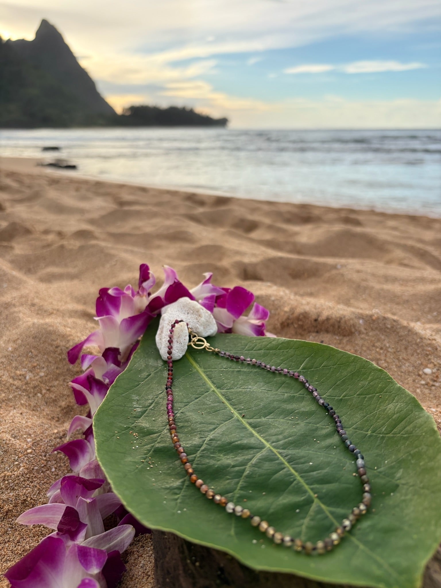 Rainbow Sapphire Necklace