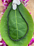 Lava Rocks with Spinel Crystal Necklace
